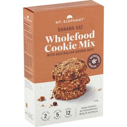Mt Elephant Banana Oat Wholefood Cookie Mix 375g